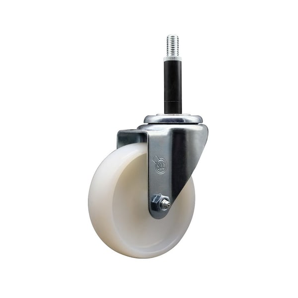 4'' Nylon Wheel Swivel 3/4'' Expanding Stem Caster